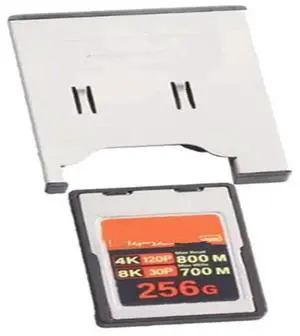 FOR 1 Piece Type A Memory Card To Cfe Type B Card Holder Adapter Cfexa To B Silver Metal XQD Memory Card Nvme Converter