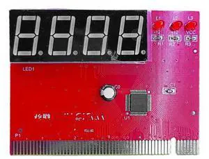 FOR Computer PCI Test Card Motherboard LED 4-Digit Diagnostic Tester Debug Card PC Analyzer