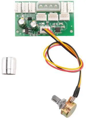 FOR DC 12V 8 Fan Speed PWM Controller 8-Channel Hub High-Power Violent Fan Controller Speed Governor 4P Power Supply