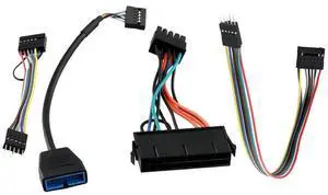 FOR 4Pc/Set Switch Cable USB Cable Audio Cable PSU ATX Cable For Motherboard M900 To Ordinary Chassis Dedicated