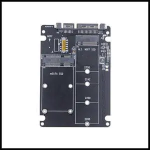 FOR M.2 Solid-State SSD to Sata3 Ngff Msata to Serial Adapter Card Dual-Use 2-In-1 with Switch