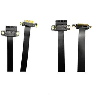 FOR PCI-E 3.0 1X Graphics Card Extension Cable Supports NIC Sound Card Multifunctional Convenient USB Card,90°