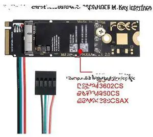 FOR Adapter Card M-Key Card Desktop Drive- BCM943602CS to Pcie M.2 Ngff for Module