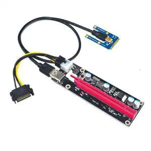 FOR Mini PCIe to PCI Express 16X Riser for Laptop External Graphics Card EXP GDC BTC MPCIe to PCI-E Slot Card