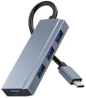 FOR USB C Laptop Docking Station, 4-In-1 Type C Hub, with 4 USB3.0 Multi-Port Adapter for Laptops, Tablets,Phones