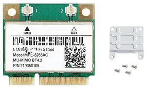 FOR MPE-8265AC Half Mini PCI-E Wifi Card Wifi 5 Dual Band 802.11AC 2.4Ghz 5Ghz 1200Mbps Wlan Network Card