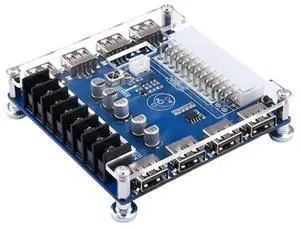 FOR 20 Pin/24 Pin ATX Power Supply Breakout Board 5V/2A USB Charging Desktop Chassis Power Supply Adapter Board