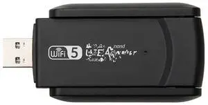 FOR 1300M Dual-Band Network Card 4.2 + WIFI 2-In-1 USB 5G Driver- Small Network Card