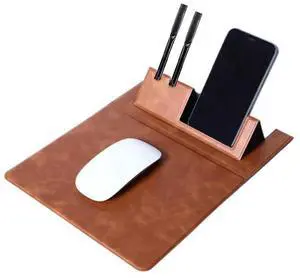 FOR Phone Holder Mouse Pads Pen Holder Mouse Pad With Non-Slip Base, For Mouse