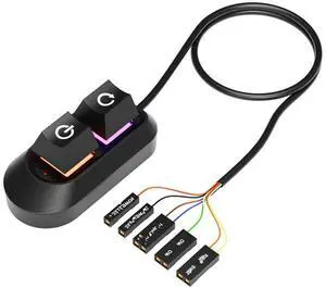 FOR Desktop Computer Switch Button Extension Cable PC Power Button Mechanical Switch Style B