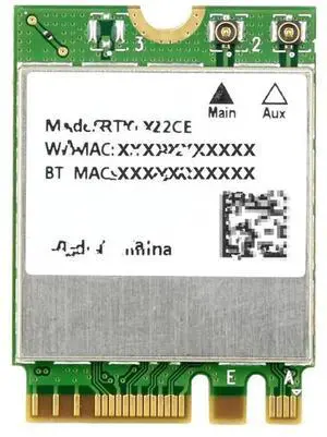 FOR RTL8822CE NIC WiFi 5 2.4G/5GHz Dual-Band 5.0 NGFF Interface High Speed Low Latency for Series