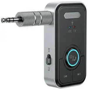 FOR 1Set Car AUX Audio Adapter 3.5Mm Jack Audio Black For Car Earphones TV Speakers