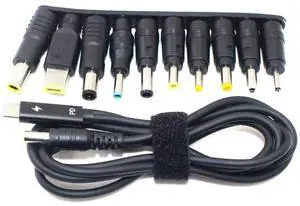 FOR 100W TYPE-C to Round Port Laptop Adapter Con tor Plug DC Power Adapter Laptop PD Fast Charge Charging Adapter