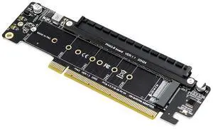 FOR PCIE 4.0 Channel Splitter Expansion Riser Card 8+4+4Hyper Ultra Quad VROC M.2 NVMe Port Expansion Riser Card