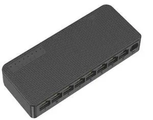 FOR Network Switch Mini 8Ports Ethernet Switch 100Mbps Smart Switcher RJ45 Hub Internet Injector, EU Plug