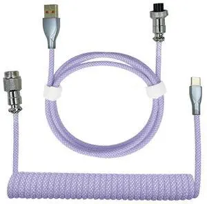 FOR Type-C To USB Data Cable Mechanical Keyboard Coiled Cable Airline Cable Gaming Keyboard Cable Spring Cable