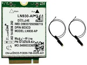 FOR DW5814E for LN930-AP WiFi Card+2X WWAN FDD-LTE NGFF 4G Module for Laptops 5285 5580 7480