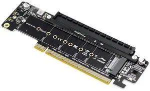 FOR PCIE4.0 Split Expansion Riser Card PCIE X16 TO M.2 NVME SSD Adapter Card PCIE X16 to X8+X4+X4 Quad VROC .2 NVMe Port
