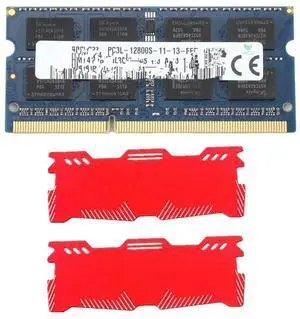 FOR 8GB DDR3 Laptop Ram Memory+Cooling Vest 2RX8 1600Mhz PC3-12800 204 Pins 1.35V SODIMM for Laptop Memory Ram
