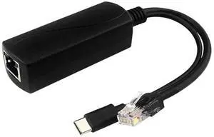 FOR POE Splitter for Pi5/5 Generation 5V 4A Type-C Interface Gigabit Ethernet Power over Ethernet Splitter