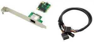 FOR 2.5Gb Network Card 2500Mbps Gigabit Ethernet Card Lan Adapter 1 Port RJ45 Mini PCIe Network Adapter for PC Desktop