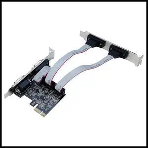 FOR 25Mbps PCIE Serial Port Expansion Card AX99100 PCIE to Serial Port RS232 Interface 4 Port Expansion Card Riser Card FOR 25Mbps PCIE Serial Port Expansion Card AX99100 PCIE to Serial Port RS232 Interface 4 Port Expansion Card Riser Card