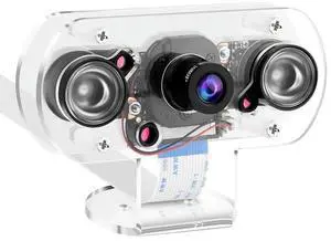 FOR Pi 4B Camera With Holder Cable IR Camera Module 5MP OV5647 Webcam Automatically Switching Between Day-ABEP