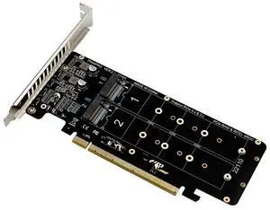 FOR Pciex16 To M.2 M-Key Nvmex4ssd 2U Server RAID Array Expansion Adapter Splitter Multifunctional Portable Card Easy To Use FOR Pciex16 To M.2 M-Key Nvmex4ssd 2U Server RAID Array Expansion Adapter Splitter Multifunctional Portable Card Easy To Use