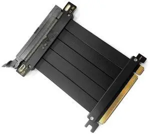 FOR PCI-E 4.0 16X Graphics Card Extension Cable Adapter Board Expansion Port 180 Degree 10CM Cable