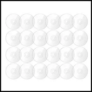 FOR Clear CDs for Painting Blank CDs for Decoration DIY Aesthetic Wall Cd Room Decor Transparent Wall CDs Crafts (30 Pcs)