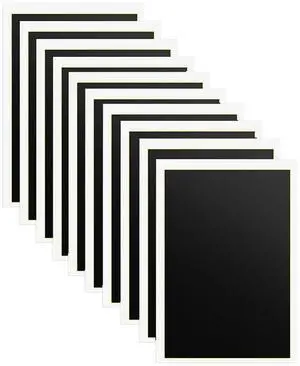 FOR Laser Engraving ing Paper, 10PCS Laser Color Paper for Laser Engraver, 15.4x10.6Inch Black for Metal Glass Ceramics