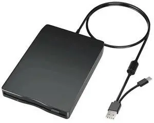 FOR USB Floppy Disk Reader Floppy Disk Drive Dual Interface External USB C Floppy Disk Drive for PC Laptop Notebook Desktop