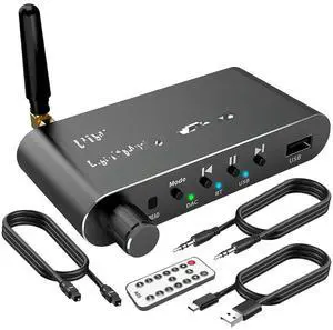 FOR 5.1 Digital to Audio Converter DAC Adaptor, Coax to for TV, Gaming