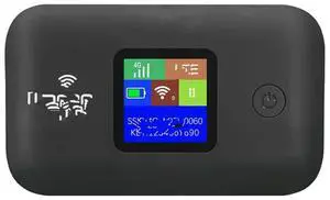 FOR Wifi Router 4G Portable Modem Mini Outdoor 150mbps Pocket Mifi Sim Card Slot Repeater 3000mah Iron-Gray