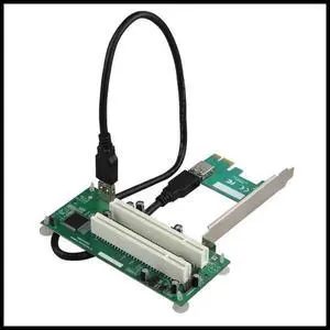 FOR Desktop PCI-Express PCI-E to PCI Adapter Card PCIe to Dual Pci Slot Expansion Card USB 3.0 Add on Card Convertor