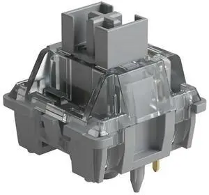 FOR 45 PCS V3 Pro Silver Switches 5 Pin 40Gf Linear Switch With Dustproof Stem As Shown Compatible With MX Mechanical Keyboard