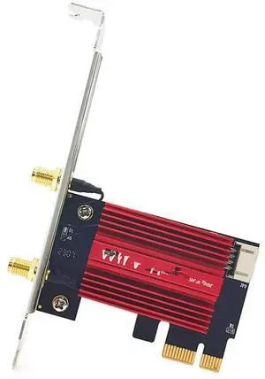 FOR QCNFA765 WiFi6E WiFi Card PCIE Adapter 5970M Triple Band 2.4G/5G/6G BT5.2 802.11AX 8DB for Win10/Win11