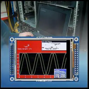 FOR 3.2 Inch TFT LCD Display Module 320 x 240 Pixels ILI9341 8080 Parallel+SPI 3.3V LCD 65K Color Resistance Touch Screen