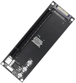FOR Mainboard SFF-8611 8612 NVMe M.2 SSD to PCIe 4.0 X16 Adapter Expansion Card PCIe X4 Riser Card External Graphics