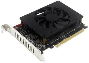 FOR PCIEX16 NVME M2 MKEY SSD RAID Array Expansion Adapter Card Motherboard PCIE Split Card