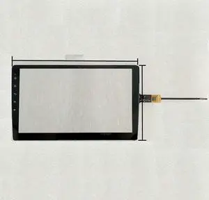 FOR pad 9 229x130mm 10.1 252x147mm GT911 Chip I2C 6pin Capacitive Screen Panel For Car GPS Navigation Radio Multimedia