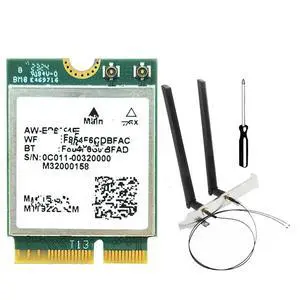 FOR MT7925 WIFI 7 Card+ s with Baffles 5400Mbps M.2 Triple Band 2.4G/5G/6G BT5.3 WiFi Card Adapter for Win10/11