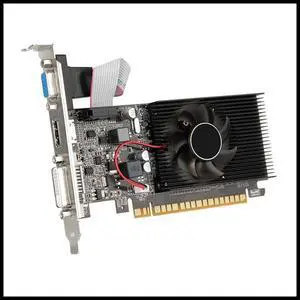FOR GT610 1GB Graphics Computer Desktop Gaming Small Case DDR3 Memory VGA Video Card