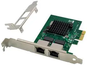 FOR BCM5720 PCIE X1 Gigabit Ethernet Network Card Dual Port Server Network Adapter Card Compatible with WOL PXE VLAN