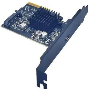 FOR PCB Expansion Card Pcie To Type-C PCI Express PCI-E 4X To USB3.2 GEN2X2 20Gbps ASM3242 Adapter