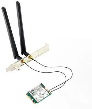 FOR BE200 WiFi 7 M.2 Card 5.4 BE200NGW 2.4G/5G/6GHz Adapter Network Card with s(6Dbi)