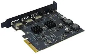 FOR PCI Express X4 To 2Port Type C + 3 Port USB3.2 Gen2 10Gbps Adapter ASM3142 + VL822 PCIE USB Expansion Card FOR PCI Express X4 To 2Port Type C + 3 Port USB3.2 Gen2 10Gbps Adapter ASM3142 + VL822 PCIE USB Expansion Card