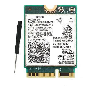 FOR WIFI 7 BE200 BE200NGW WiFi Card+Screwdriver BT 5.4 802.11AX Tri-Band M.2 NGFF Network Adapter for Win10/11