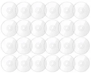 FOR Clear CDs for Painting Blank CDs for Decoration DIY Aesthetic Wall Cd Room Decor Transparent Wall CDs Crafts (50 Pcs)