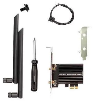 FOR Wi-Fi 6E PCIe Network Card 5G/6Ghz WiFi Adapter 5.2 PCI Express 802.11AX AX210 WiFi Card